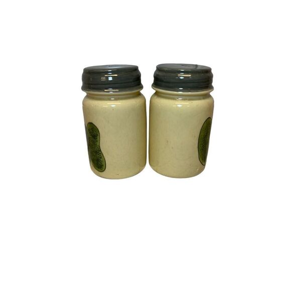 Vintage Hand-Painted Ball Mason Jar Pickle Shakers - Picture 6 of 7